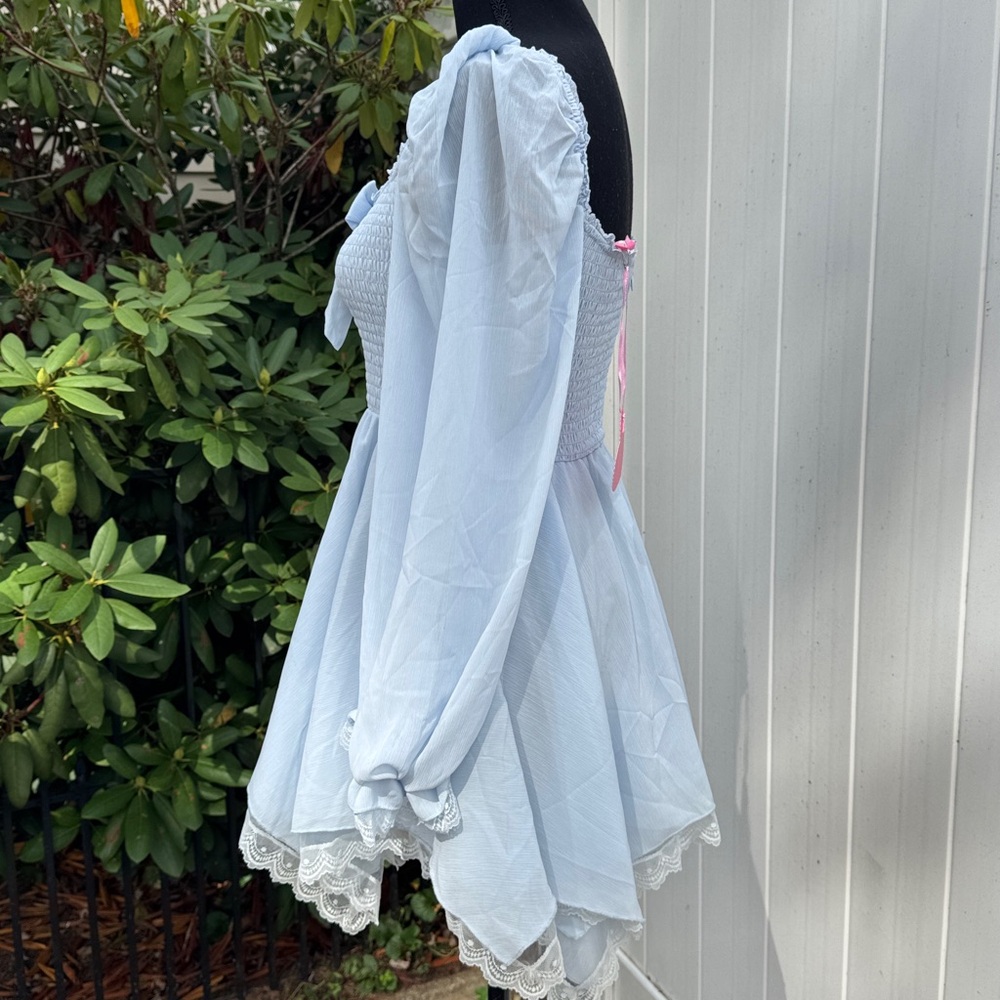 Sugar thrillz baby blue dress nwt small - Picture 5 of 11